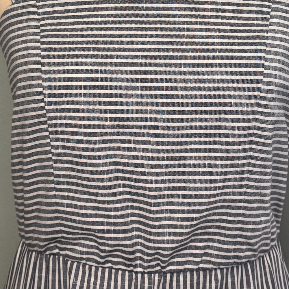 NEW Speechless Wide Leg Navy & White Striped Cropped Romper Jumper - Picture 3 of 12